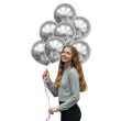 xx bl balony decomex 5 luster silver 100 szt