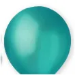 xx bl balony decomex 5 metallic emerald green 100 szt