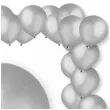 xx bl balony decomex 5 metallic silver 100 szt