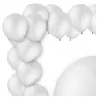 xx bl balony decomex 5 metallic white 100 szt