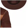 xx brown synthetic leather cowboy hat
