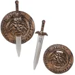 xx child shield 29 cm and sword 48 cm