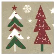 xx christmas trees on kraft