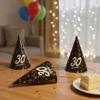 xx czapeczki papierowe 30 urodziny glamour birthday