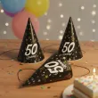 xx czapeczki papierowe 50 urodziny glamour birthday