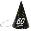 xx czapeczki papierowe 60 urodziny glamour birthday