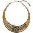 xx golden roman necklace metal adults