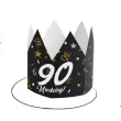 xx korony papierowe 90 urodziny glamour birthday 3 szt
