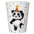 xx kubeczki papierowe daisy panda happy birthday x8