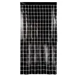 xx kurtyna party kwadraty czarny 100x200cm