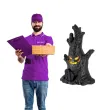xx lampion led w ksztalcie pnia drzewa halloween