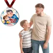 xx medal dr dzien ojca z synkiem