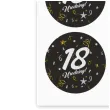 xx naklejki 18 urodziny glamour birthday