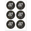 xx naklejki 80 urodziny glamour birthday