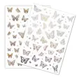 xx naklejki foliowe motyle zlote mix rozmiarow 629144