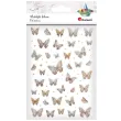 xx naklejki foliowe motyle zlote mix rozmiarow 629144