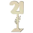 xx numer na stol 21 drewno