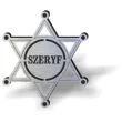 xx odznaka szeryf srebrna