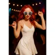 xx okulary party bride serce