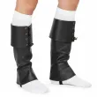 xx pair of luxury black gaiters 57 cm