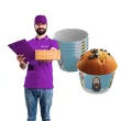 xx papilotki na muffinki bal wszystkich swietych