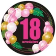 xx podkladki pap 18 urodziny roz baloniki
