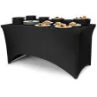xx pokrowiec na stol bankietowy 183x76x74 cm czarny