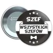 xx przypinka szef wszystkich szefow czarna