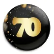 xx przypinka urodziny 70