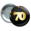 xx przypinka urodziny 70
