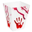 xx pudelka na popcorn halloween krwawa reka