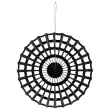 xx rozeta dekoracyjna pajeczyna czarny 50 cm