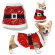 xx sequin christmas costume dog size m
