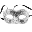 xx stam maska cekinowa srebrna