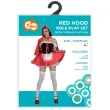 xx stdo zestaw dla doroslych czerwony kapturek sukienka fartuch peleryna z kapturem rozm m