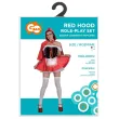 xx stdo zestaw dla doroslych czerwony kapturek sukienka fartuch peleryna z kapturem rozm s