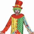 xx stdo zestaw dla doroslych kolorowy klaun kapelusz kombinezon rozm 52