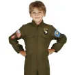 xx stdz stroj dla dzieci zielony pilot kombinezon rozm 110 120 cm