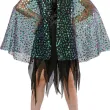 xx stdz zestaw dla dzieci blyszczaca czarownica peleryna kapelusz rozm 120 130 cm