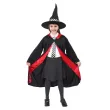 xx stdz zestaw dla dzieci czarownik kapelusz peleryna rozm 130 140 cm