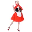 xx stdz zestaw dla dzieci dziewczynka w czerwonym kapturze sukienka peleryna z kapturem rozm