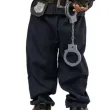 xx stdz zestaw dla dzieci elegancki policjant bluzka spodnie pasek czapka kajdanki krotkofal