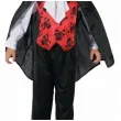 xx stdz zestaw dla dzieci elegancki wampir bluzka z kamizelka peleryna zabot rozm 130 140 cm