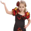 xx stdz zestaw dla dzieci hiszpanska tancerka sukienka ozdoba na wlosy rozm 130 140 cm