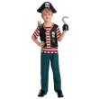 xx stdz zestaw dla dzieci pirat kapitan bluzka spodnie kapelusz papuga rozm 110 120 cm