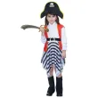 xx stdz zestaw dla dzieci piratka kapelusz koszula pasek spodnica rozm 130 140 cm