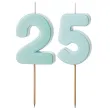 xx swieczki niebieskie cyfry 25