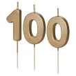 xx swieczki zlote cyfry 100