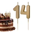 xx swieczki zlote cyfry 14