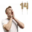 xx swieczki zlote cyfry 14
